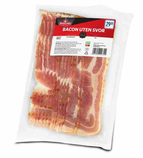 Bilde av Nordfjord bacon uten svor. Bilde av Nordfjord bacon uten svor.