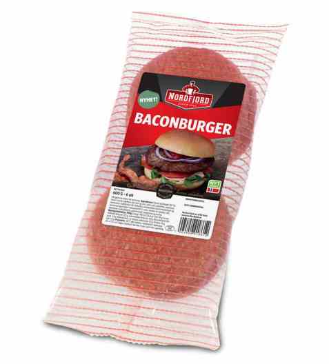 Bilde av Nordfjord baconburger fryst. Bilde av Nordfjord baconburger fryst.