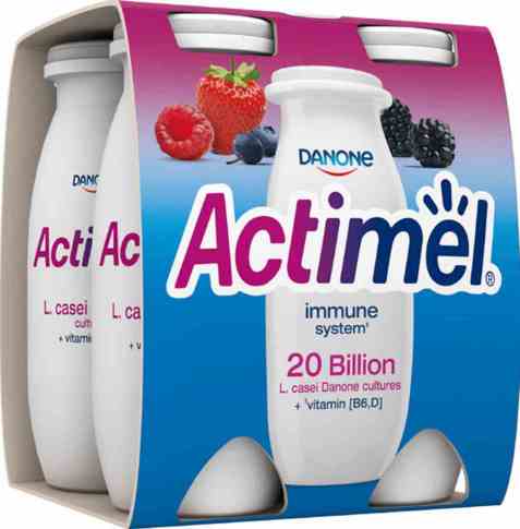 Bilde av Danone Actimel skogsbær. Bilde av Danone Actimel skogsbær.
