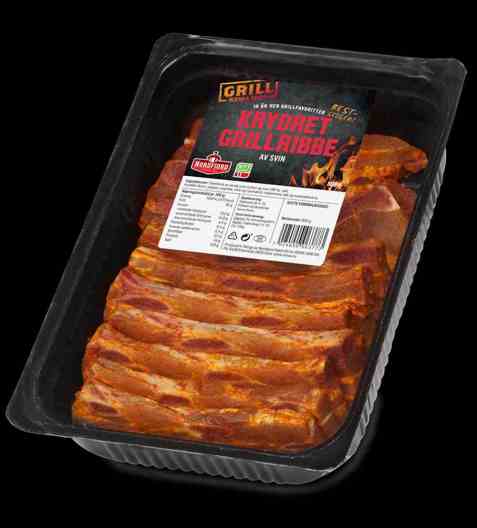 Bilde av Nordfjord krydret grillribbe. Bilde av Nordfjord krydret grillribbe.