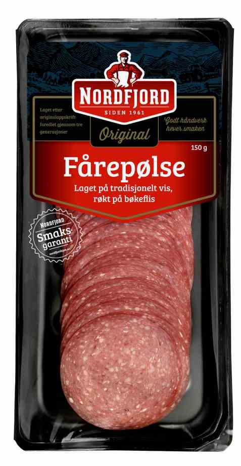 Bilde av Nordfjord fårepølse. Bilde av Nordfjord fårepølse.