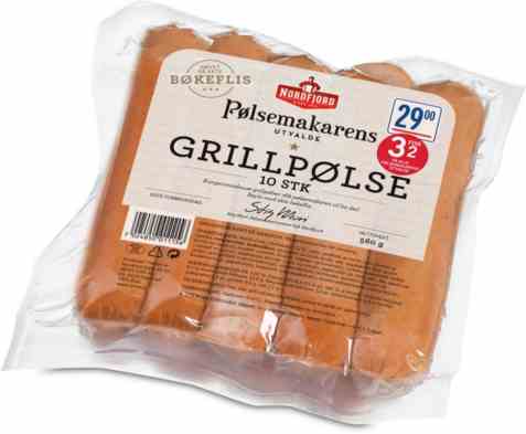 Bilde av Nordfjord grillpølse 560 gr. Bilde av Nordfjord grillpølse 560 gr.