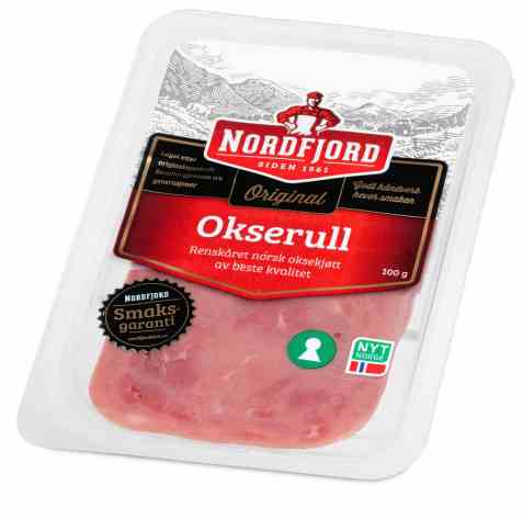 Bilde av Nordfjord okserull. Bilde av Nordfjord okserull.