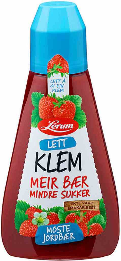 Bilde av Lerum lett klem moste jordbær. Bilde av Lerum lett klem moste jordbær.