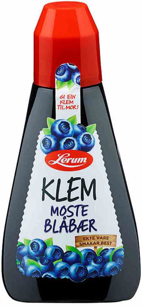 Bilde av Lerum klem moste blåbær. Bilde av Lerum klem moste blåbær.