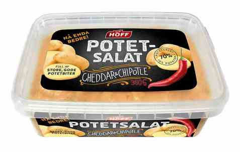 Bilde av Hoff Potetsalat chipotle og cheddar. Bilde av Hoff Potetsalat chipotle og cheddar.
