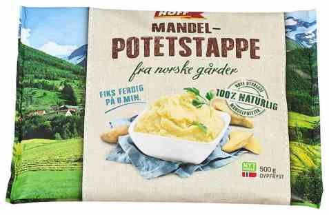 Bilde av Hoff mandelpotetstappe. Bilde av Hoff mandelpotetstappe.