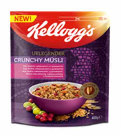 Bilde av Kelloggs urlegender crunchy musli.