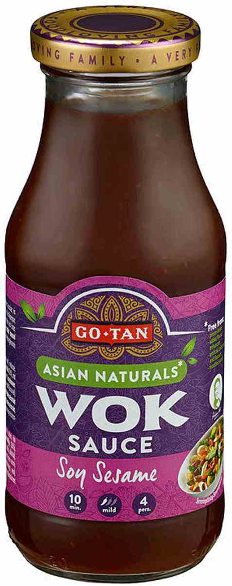 Bilde av Go-tan asian naturals Woksaus soy/Sesam 240 ml. Bilde av Go-tan asian naturals Woksaus soy/Sesam 240 ml.