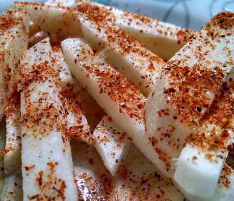 Bilde av Jicama. Bilde av Jicama.