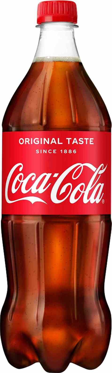 Bilde av Coca Cola plast 1 liter. Bilde av Coca Cola plast 1 liter.