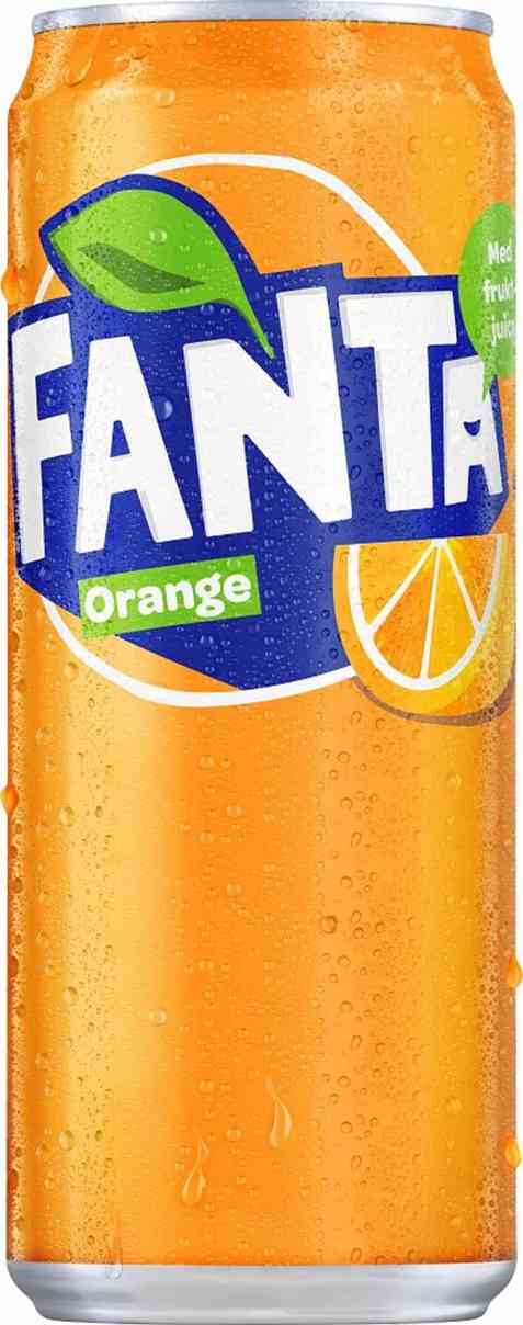 Bilde av Fanta Orange 0,33 l boks. Bilde av Fanta Orange 0,33 l boks.