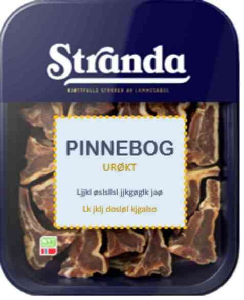 Bilde av Stranda pinnebog urøkt. Bilde av Stranda pinnebog urøkt.