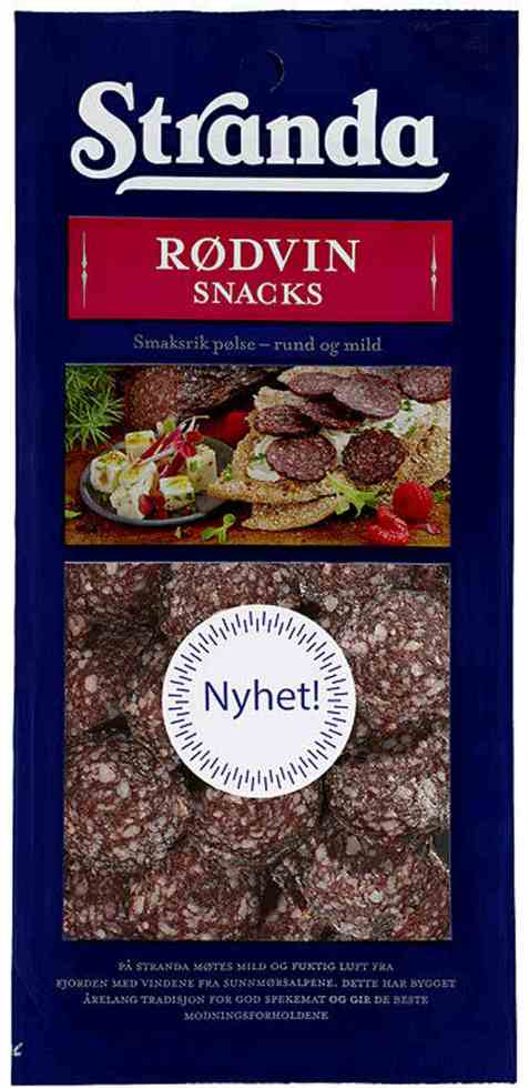Bilde av Stranda rødvin snacks 100 gr. Bilde av Stranda rødvin snacks 100 gr.