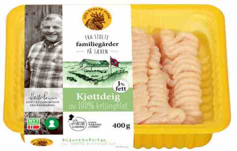 Bilde av Den stolte hane kjøttdeig av kyllingfilet. Bilde av Den stolte hane kjøttdeig av kyllingfilet.
