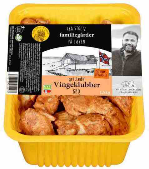 Bilde av Den stolte hane grillede vingeklubber 1500 gr. Bilde av Den stolte hane grillede vingeklubber 1500 gr.