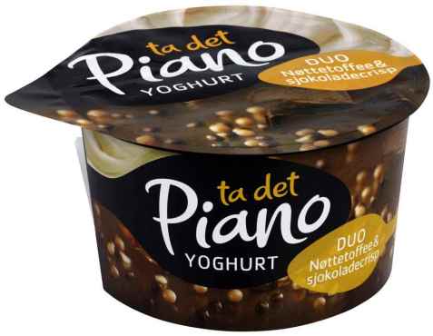 Bilde av Tine Piano Duo Yoghurt Nøttetoffee og sjokocrisp.