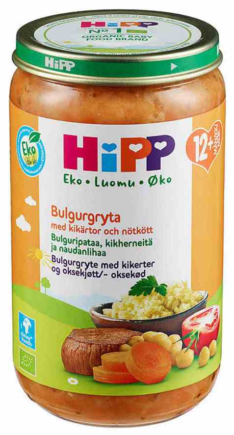 Bilde av Hipp bulgur med biff 12 mnd. Bilde av Hipp bulgur med biff 12 mnd.