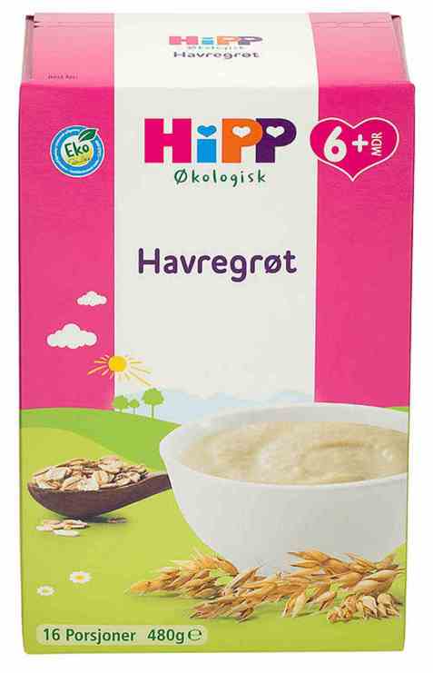 Bilde av Hipp Mild Havregrøt 6 mnd. Bilde av Hipp Mild Havregrøt 6 mnd.