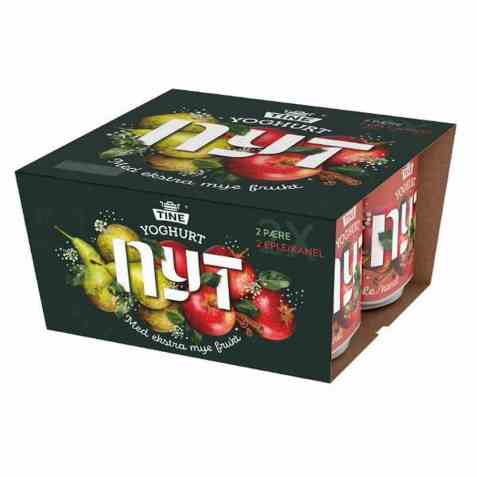 Bilde av Tine Yoghurt Nyt eple med kanel.