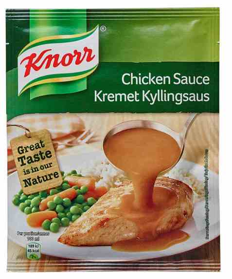 Bilde av Knorr kremet kyllingsaus. Bilde av Knorr kremet kyllingsaus.