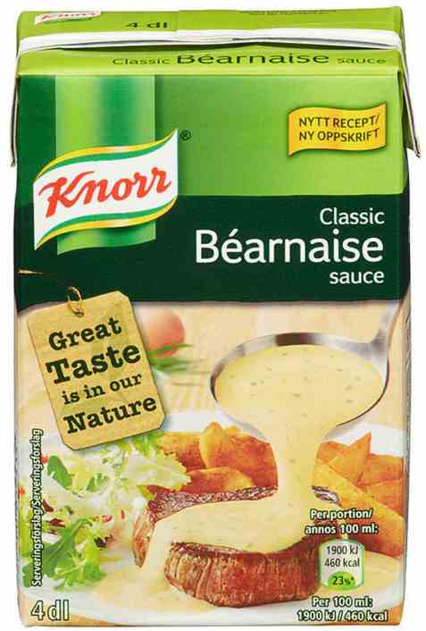 Bilde av Knorr bearnaisesaus ferdig 400 ml. Bilde av Knorr bearnaisesaus ferdig 400 ml.