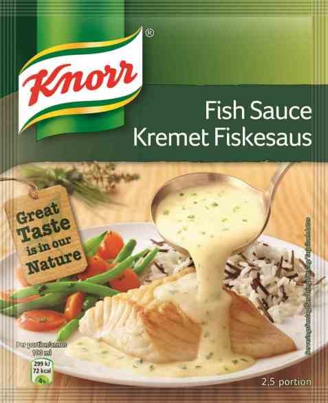Bilde av Knorr kremet fiskesaus. Bilde av Knorr kremet fiskesaus.