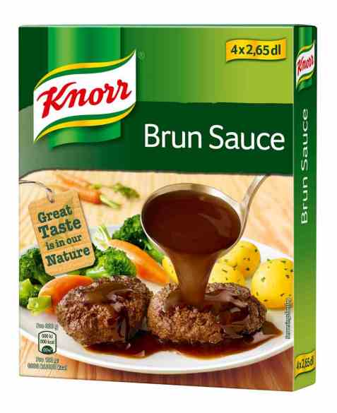 Bilde av Knorr brun middagssaus 4 pakke tilberedt.