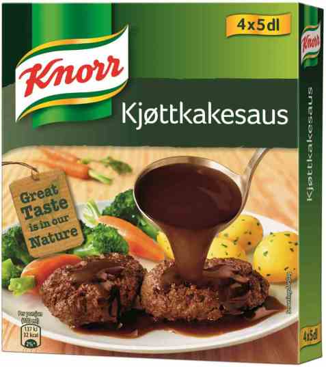 Bilde av Knorr norsk kjøttkakesaus 4 pakke. Bilde av Knorr norsk kjøttkakesaus 4 pakke.