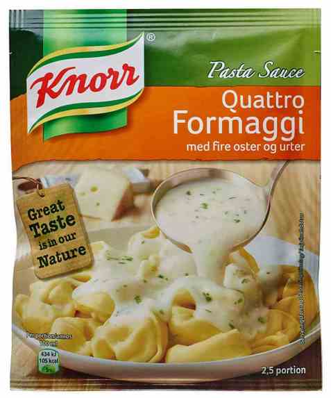 Bilde av Knorr pastasaus quattro formaggi. Bilde av Knorr pastasaus quattro formaggi.