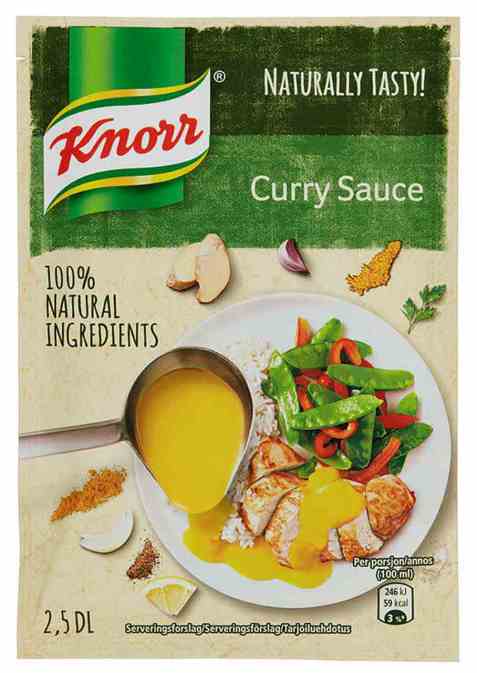 Bilde av knorr curry saus 34 gr. Bilde av knorr curry saus 34 gr.