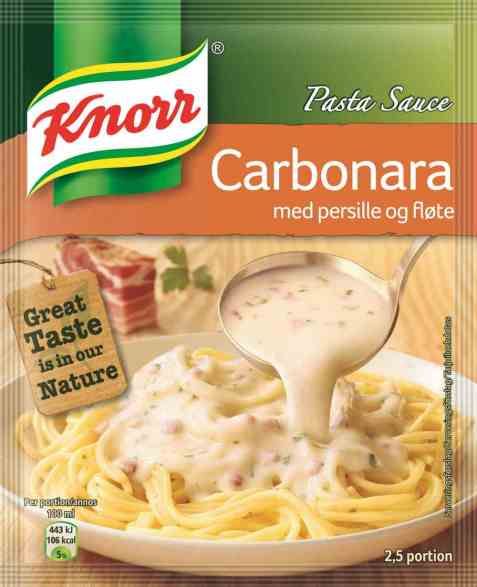 Bilde av Knorr pastasaus carbonara. Bilde av Knorr pastasaus carbonara.