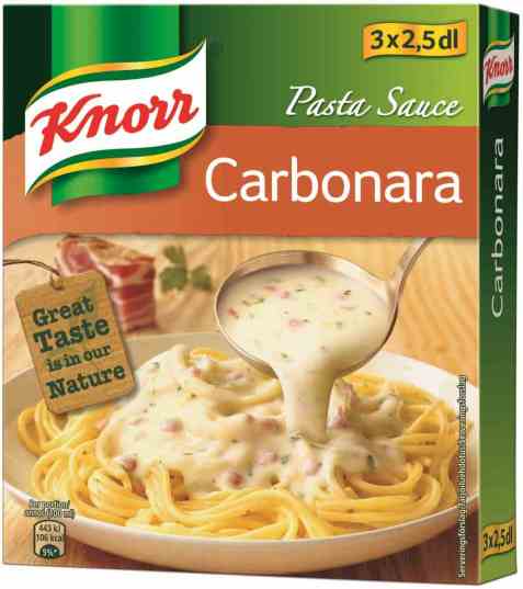 Bilde av Knorr pastasaus carbonara 3 pakke.