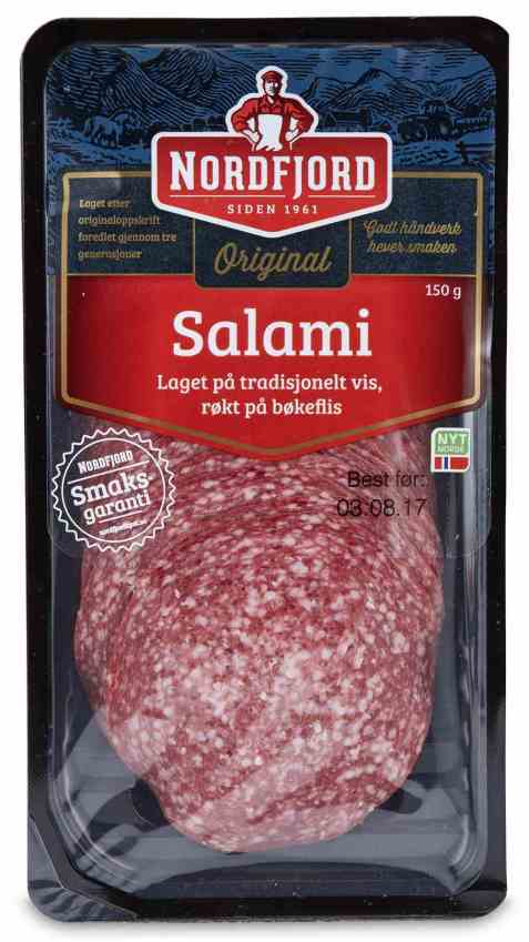 Bilde av Nordfjord salami 150 gr. Bilde av Nordfjord salami 150 gr.