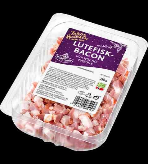Bilde av Nordfjord lutefiskbacon. Bilde av Nordfjord lutefiskbacon.