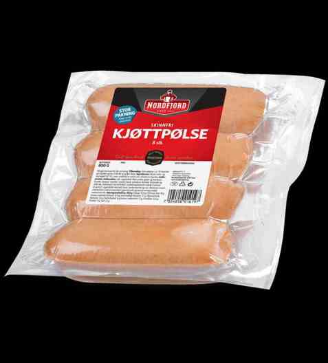 Bilde av Nordfjord kjøttpølse skinnfri røkt. Bilde av Nordfjord kjøttpølse skinnfri røkt.