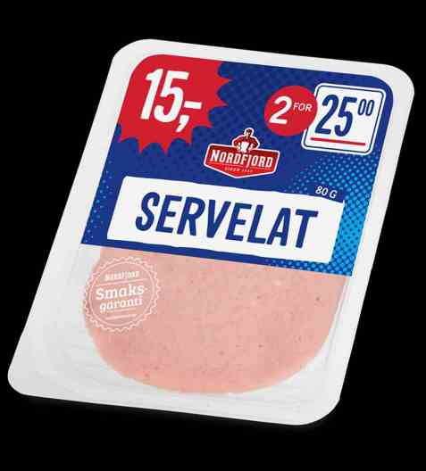Bilde av Nordfjord servelat 80 gr. Bilde av Nordfjord servelat 80 gr.