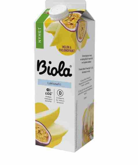 Bilde av Tine Biola melon og pasjon laktosefri. Bilde av Tine Biola melon og pasjon laktosefri.