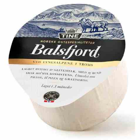 Bilde av Tine Balsfjord Geitost, hvit. Bilde av Tine Balsfjord Geitost, hvit.
