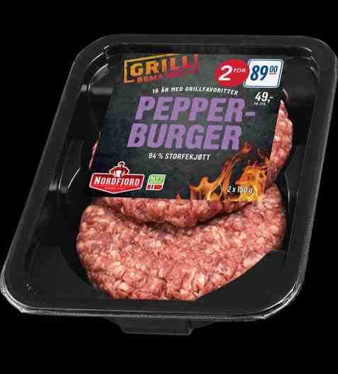 Bilde av Nordfjord Pepperburger. Bilde av Nordfjord Pepperburger.