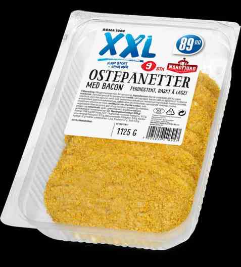 Bilde av Nordfjord ostepanetter med bacon xxl. Bilde av Nordfjord ostepanetter med bacon xxl.