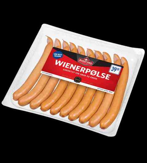 Bilde av Nordfjord wienerpølse 10 stk. Bilde av Nordfjord wienerpølse 10 stk.