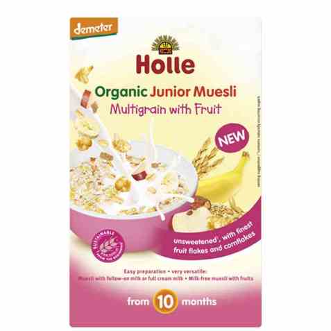 Bilde av Holle junior muesli med frukt.