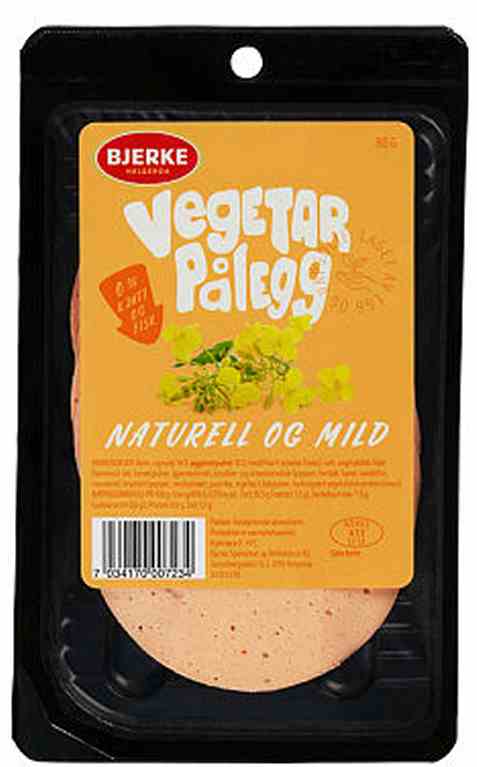 Bilde av Bjerke vegetarpålegg naturell. Bilde av Bjerke vegetarpålegg naturell.
