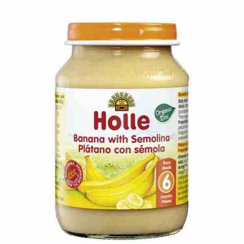 Bilde av Holle Banan med semulegryn. Bilde av Holle Banan med semulegryn.