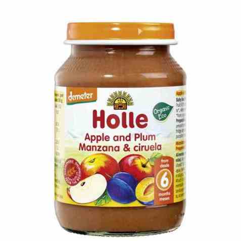 Bilde av Holle eple og plomme. Bilde av Holle eple og plomme.