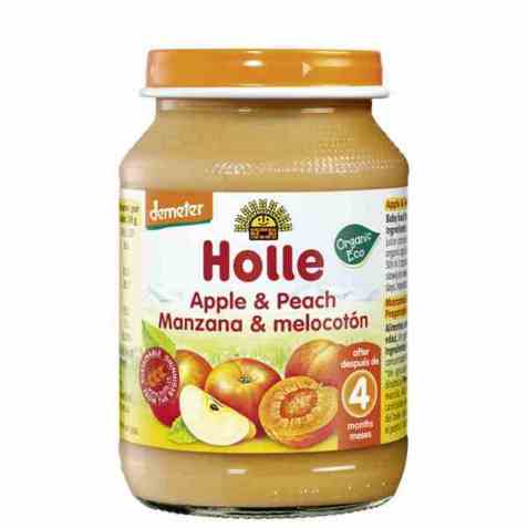Bilde av Holle eple og fersken. Bilde av Holle eple og fersken.