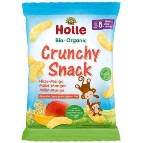 Bilde av Holle Crunchy Snack hirse mango. Bilde av Holle Crunchy Snack hirse mango.