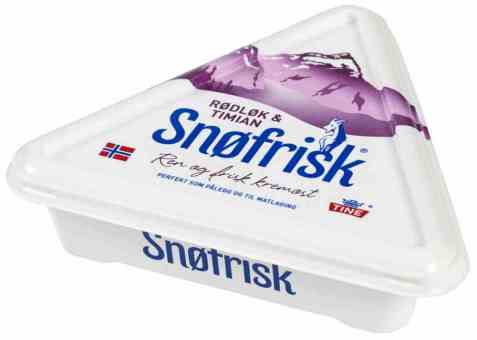 Bilde av Tine Snøfrisk smørbar, rødløk og timian. Bilde av Tine Snøfrisk smørbar, rødløk og timian.