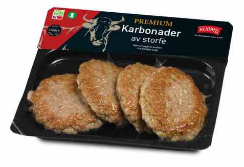 Bilde av Kuraas karbonader av storfe 400 gr.